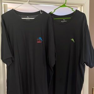 2 (being sold as one unit) Tommy Bahama green 3xl T shirts